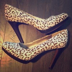 BCBG Animal Print Heels